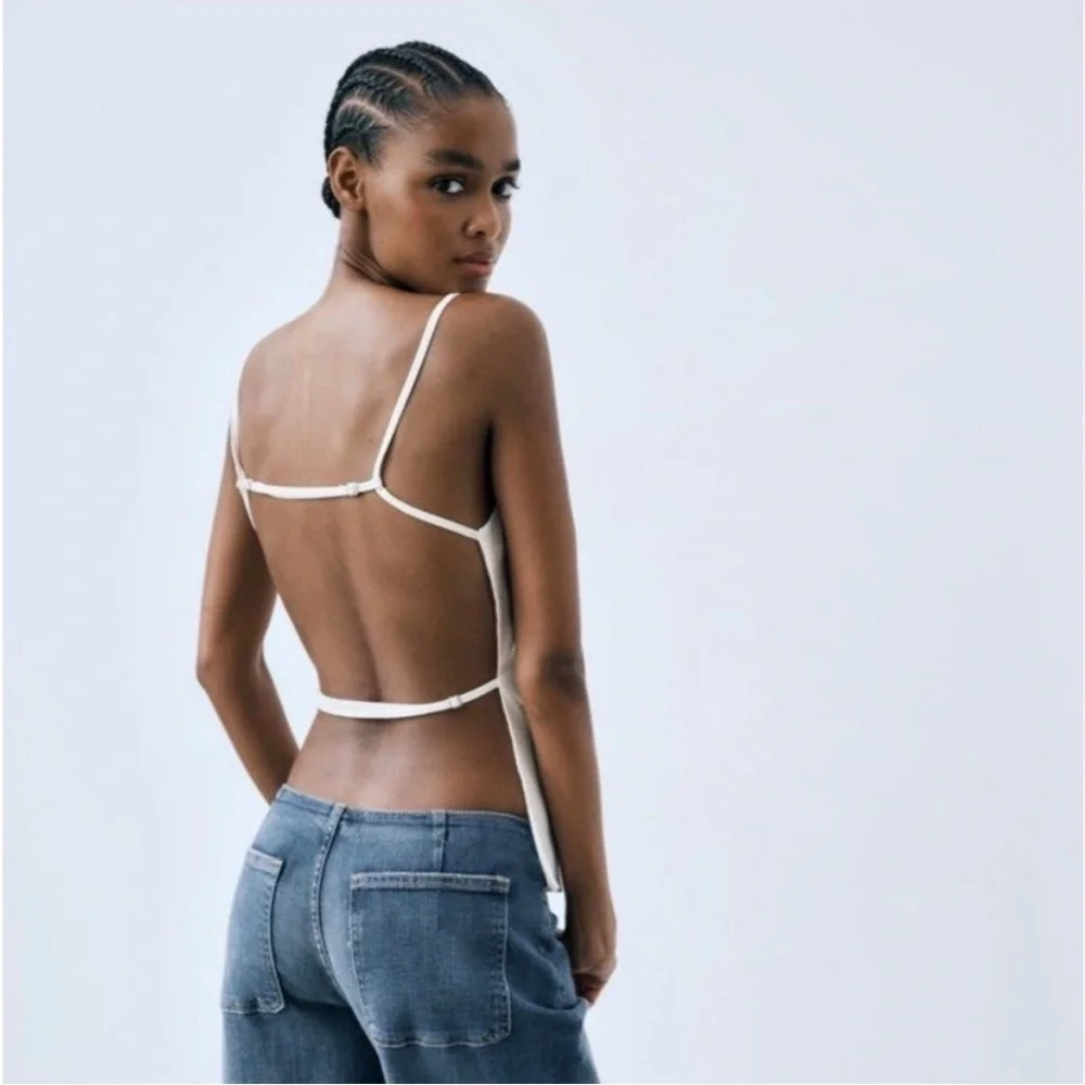 NEW ZARA BLOGGER FAV Strappy Backless Top size L and XL
🚨NO DISCOUNT ON THIS TOP - Picture 16 of 16